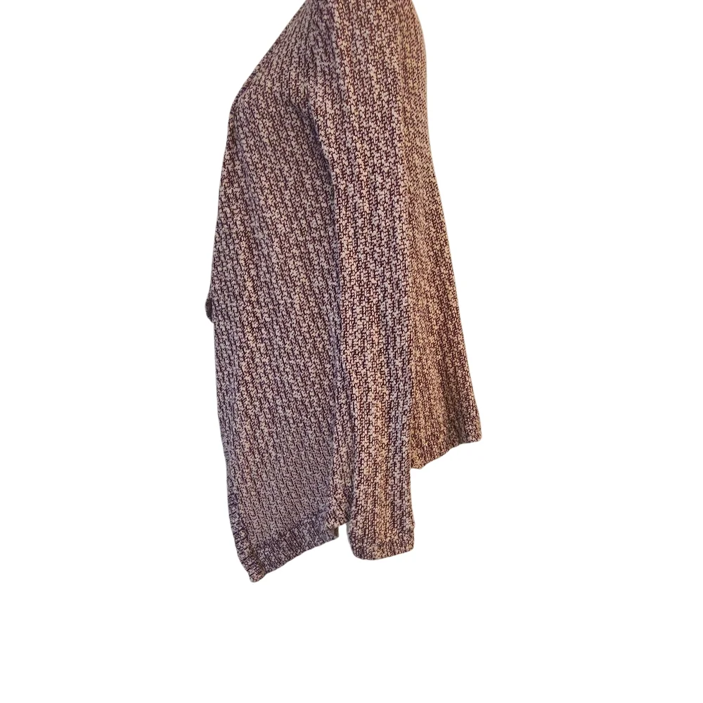 Forever 21 Women's Tan/Brown/Cream Open-Front Textured Cardigan Size S